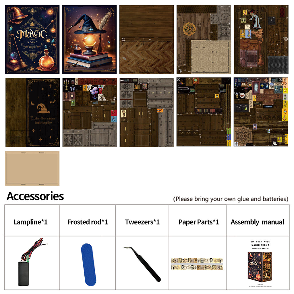 Book Nook Kit|Magicnight|minipata