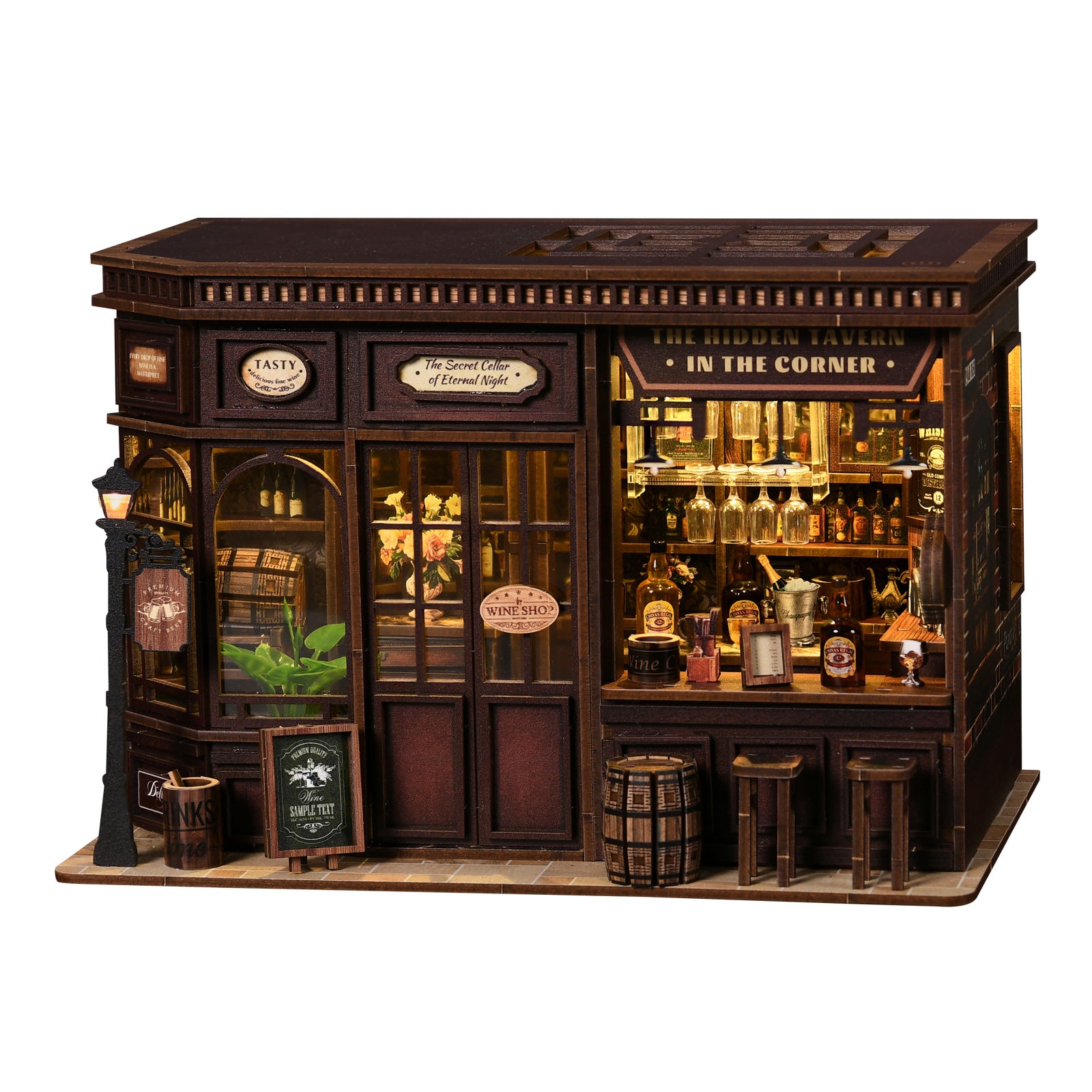 Book Nook Kit|Corner tavern|minipata