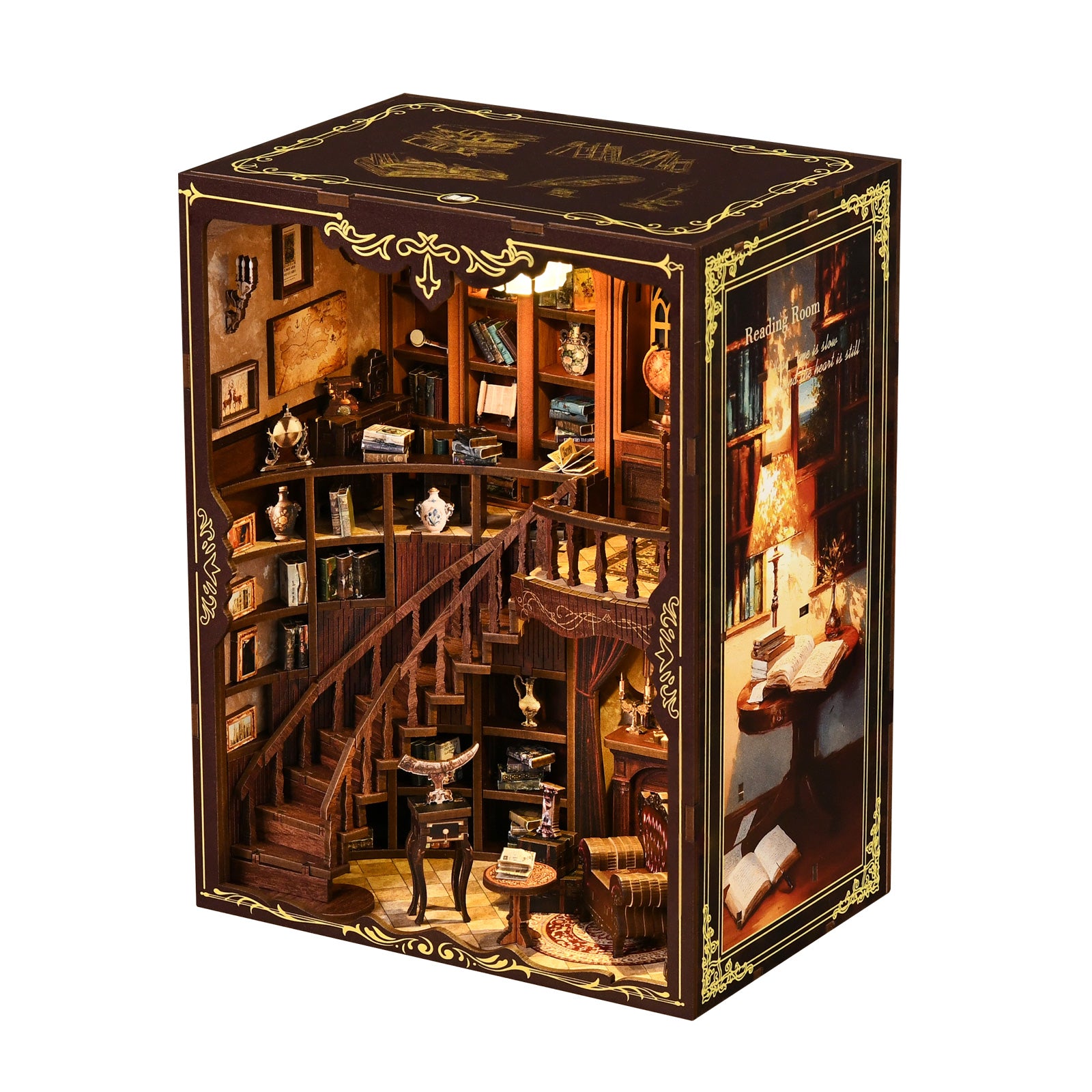 Book Nook Kit|Ancient rhyme library|minipata