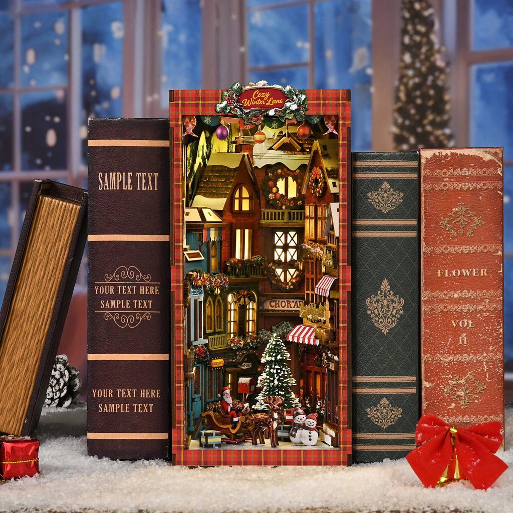 Book Nook Kit|Christmas Street Corner|minipata