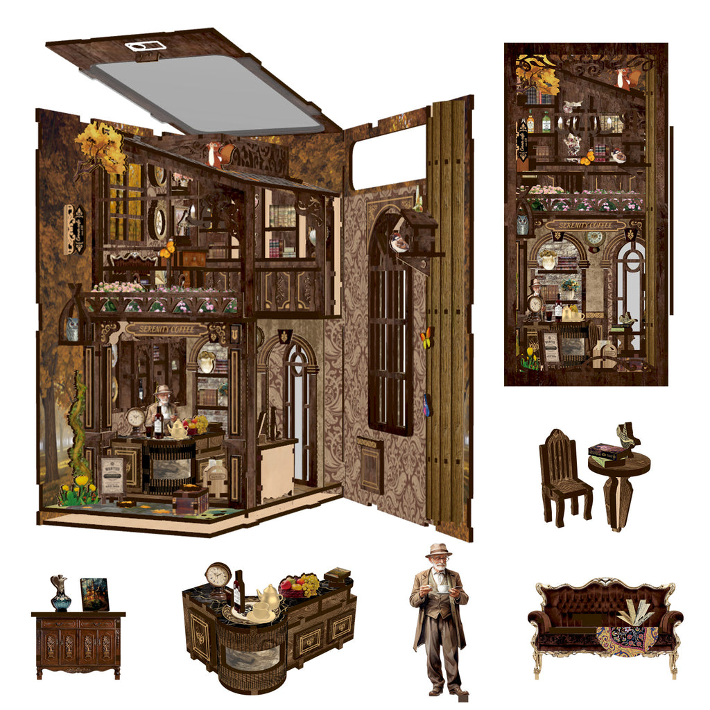 Book Nook Kit|Serenity coffee house|minipata