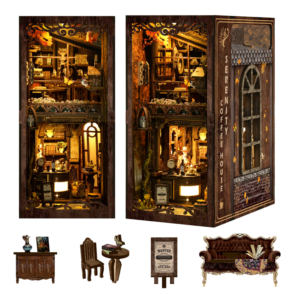 Book Nook Kit|Serenity coffee house|minipata