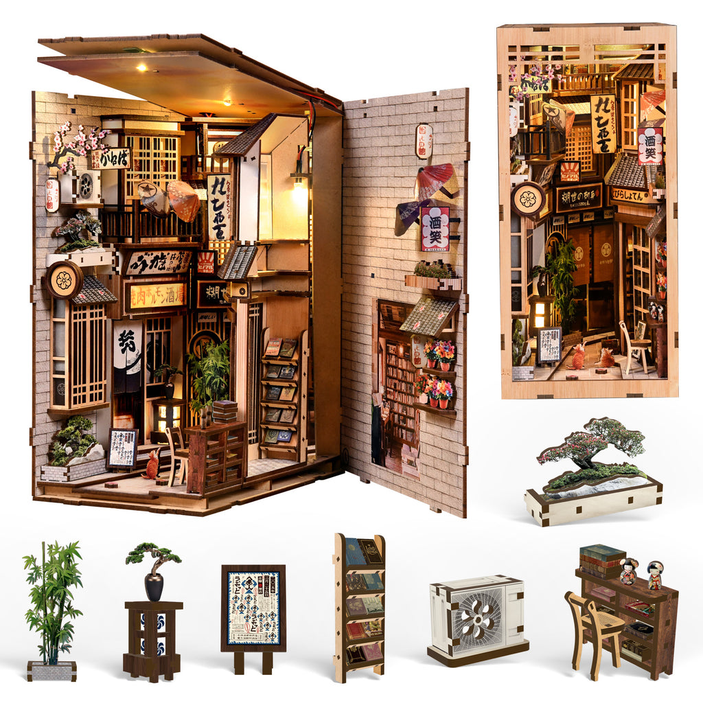 Book Nook Kit|The Alley Waiting for the Cat|minipata
