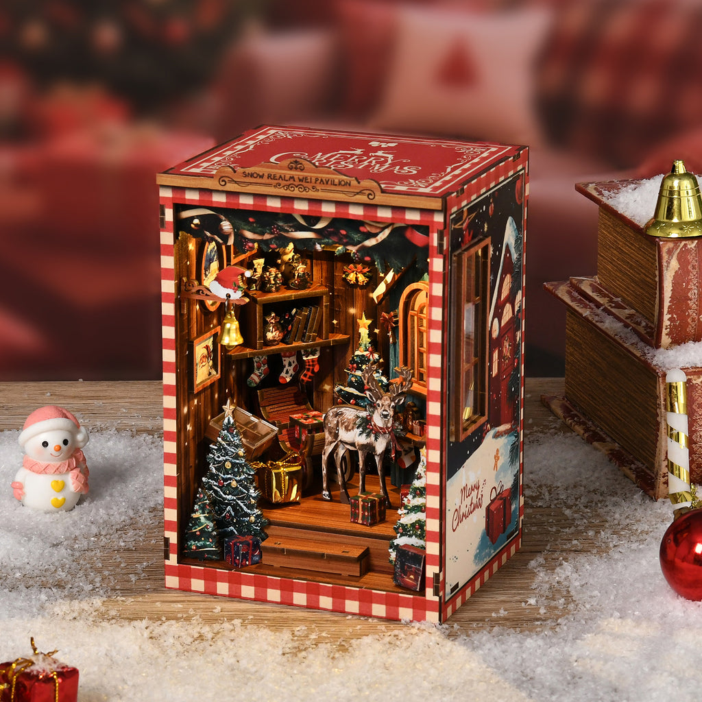 Book Nook Kit|Snow realm wei pavilion|minipata