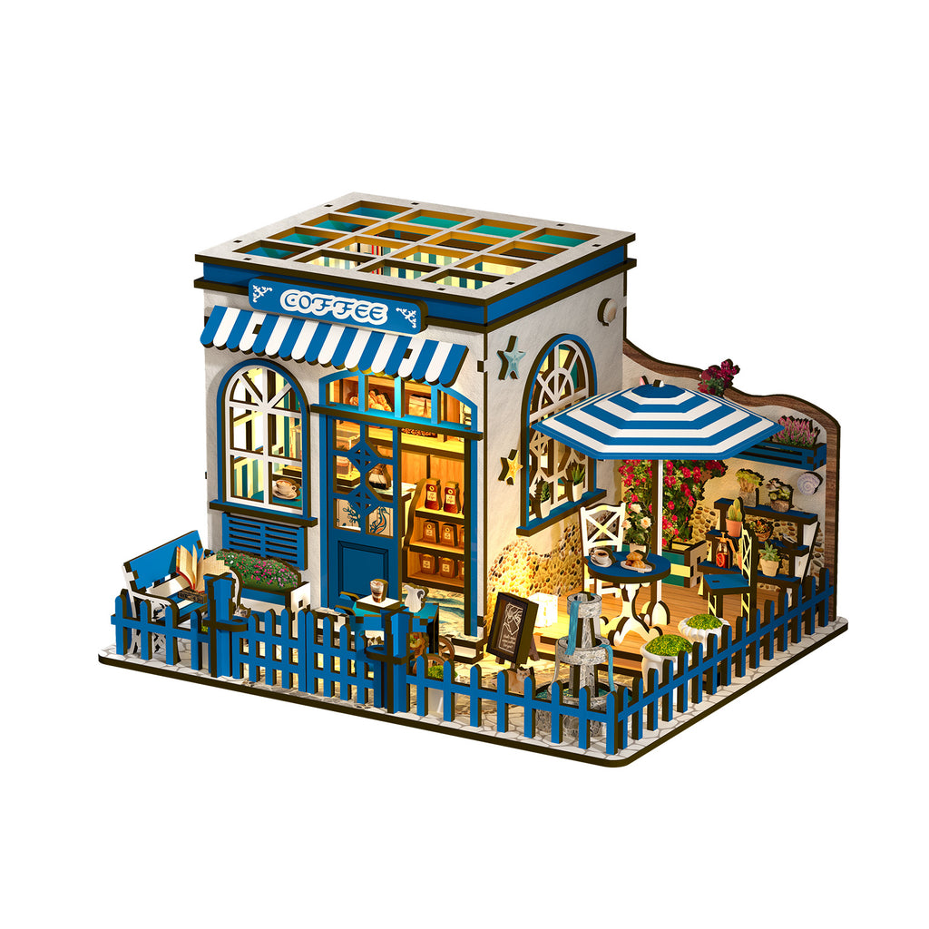 Book Nook Kit|Santorini sun coffee|minipata