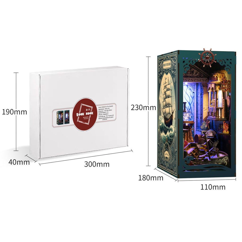 Book Nook Kit|Riddle on the seabed|minipata