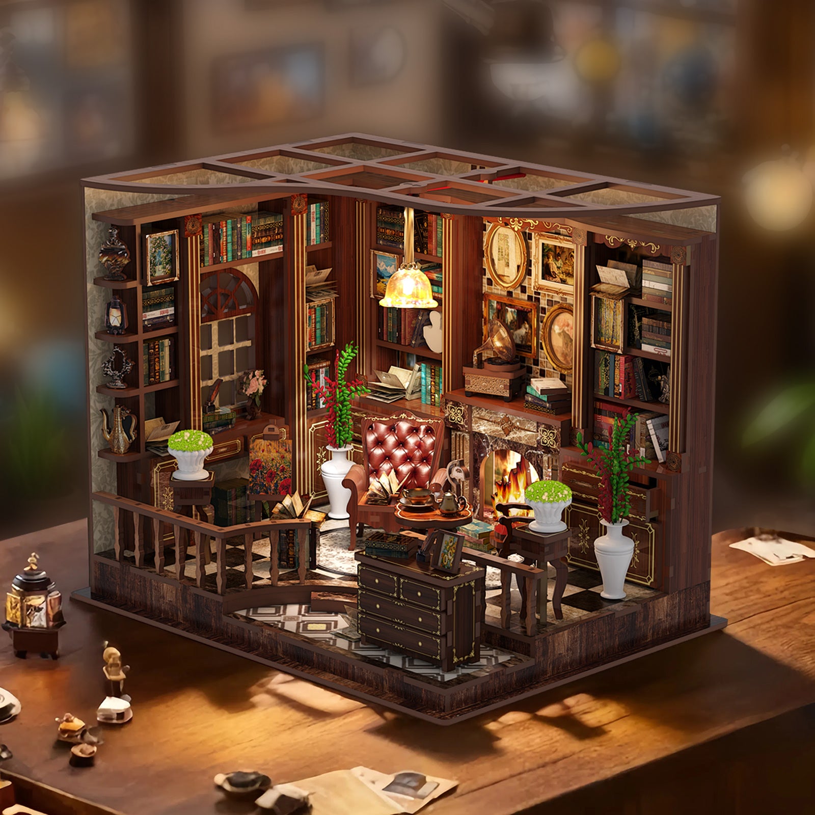 Book Nook Kit|Left bank study room|minipata