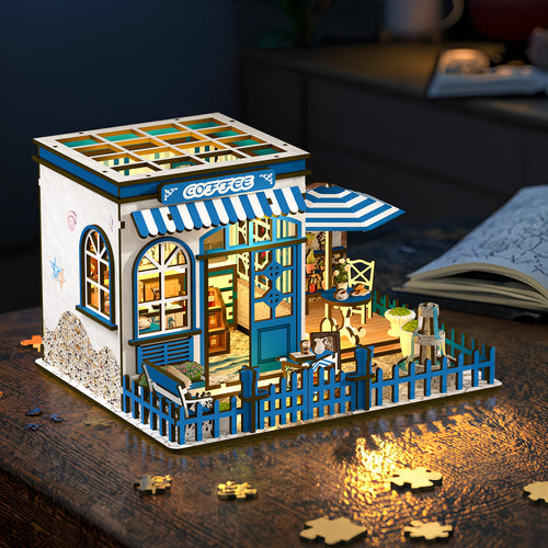 Book Nook Kit|Santorini sun coffee|minipata