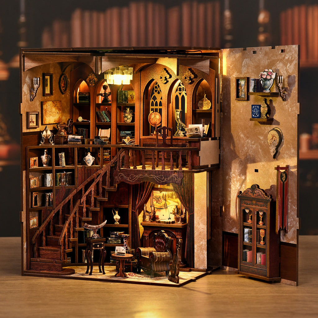 Book Nook Kit|Ancient rhyme library|minipata