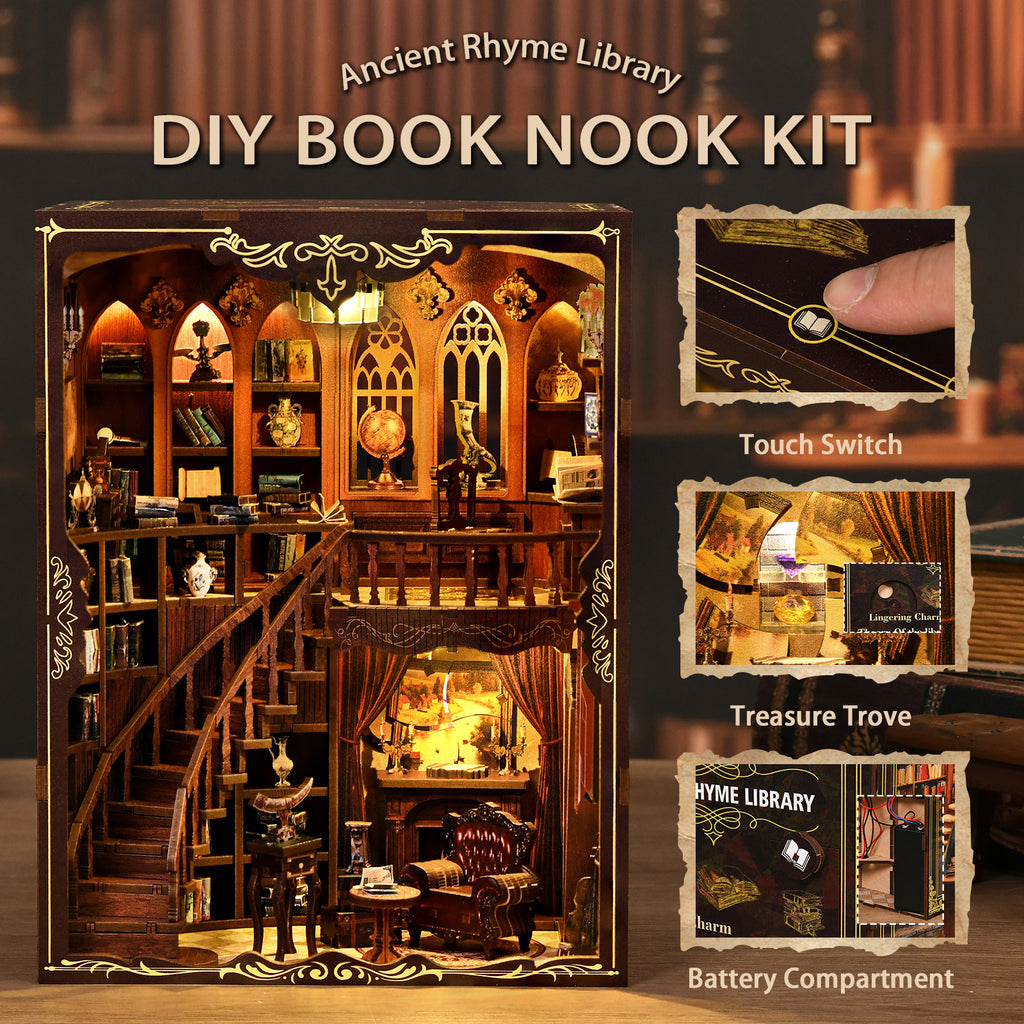 Book Nook Kit|European melodymusicalnstrument box|minipata