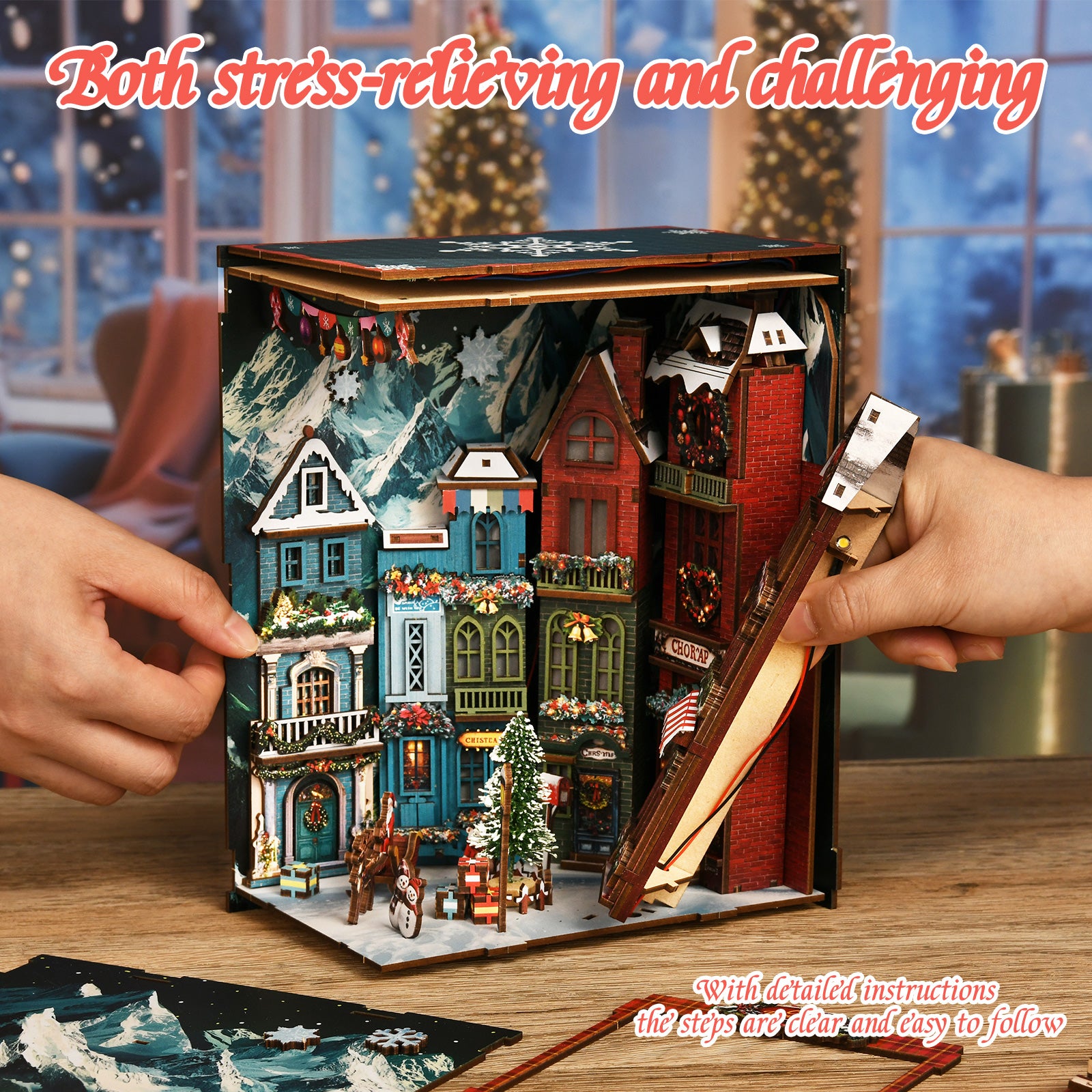 Book Nook Kit|Christmas Street Corner|minipata