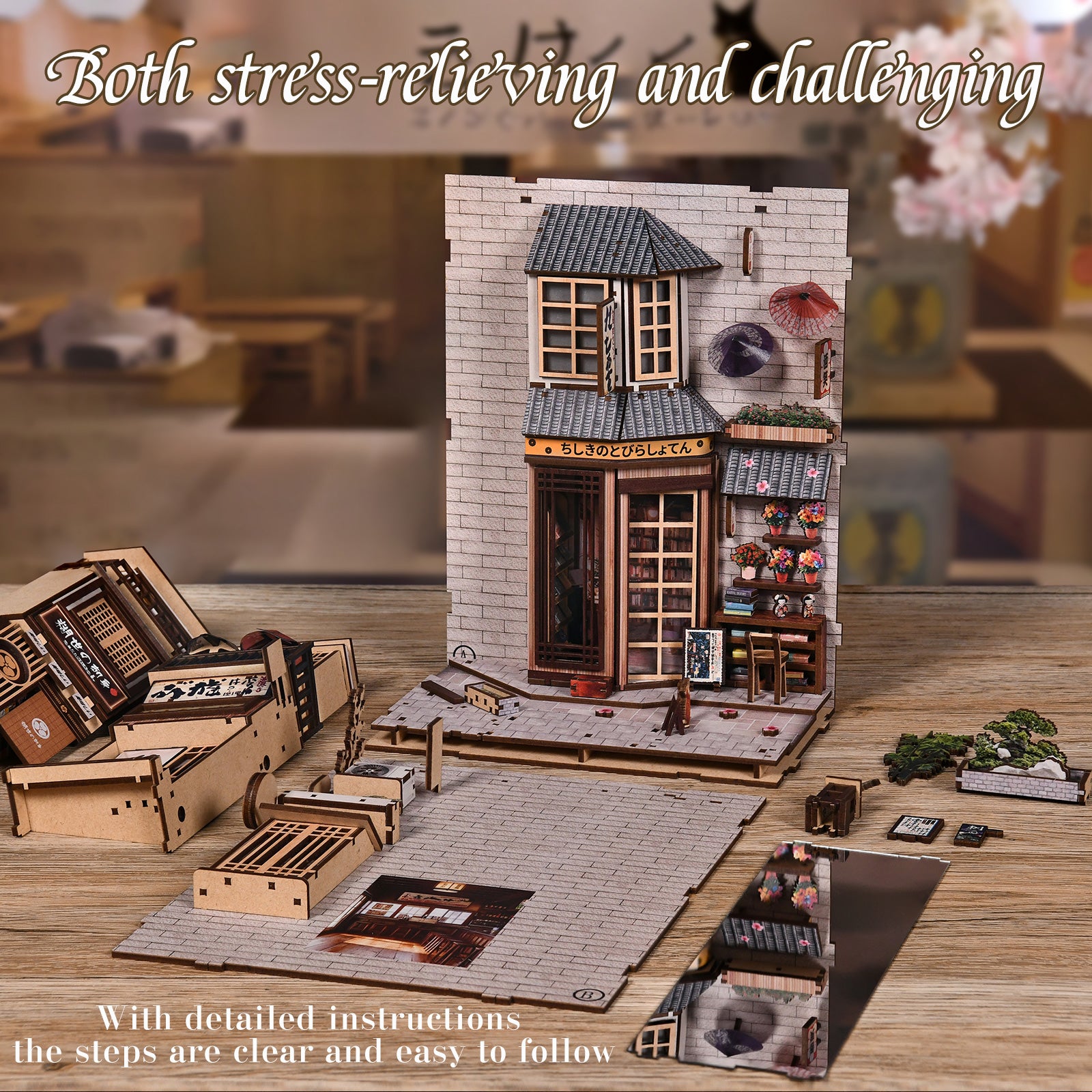 Book Nook Kit|The Alley Waiting for the Cat|minipata