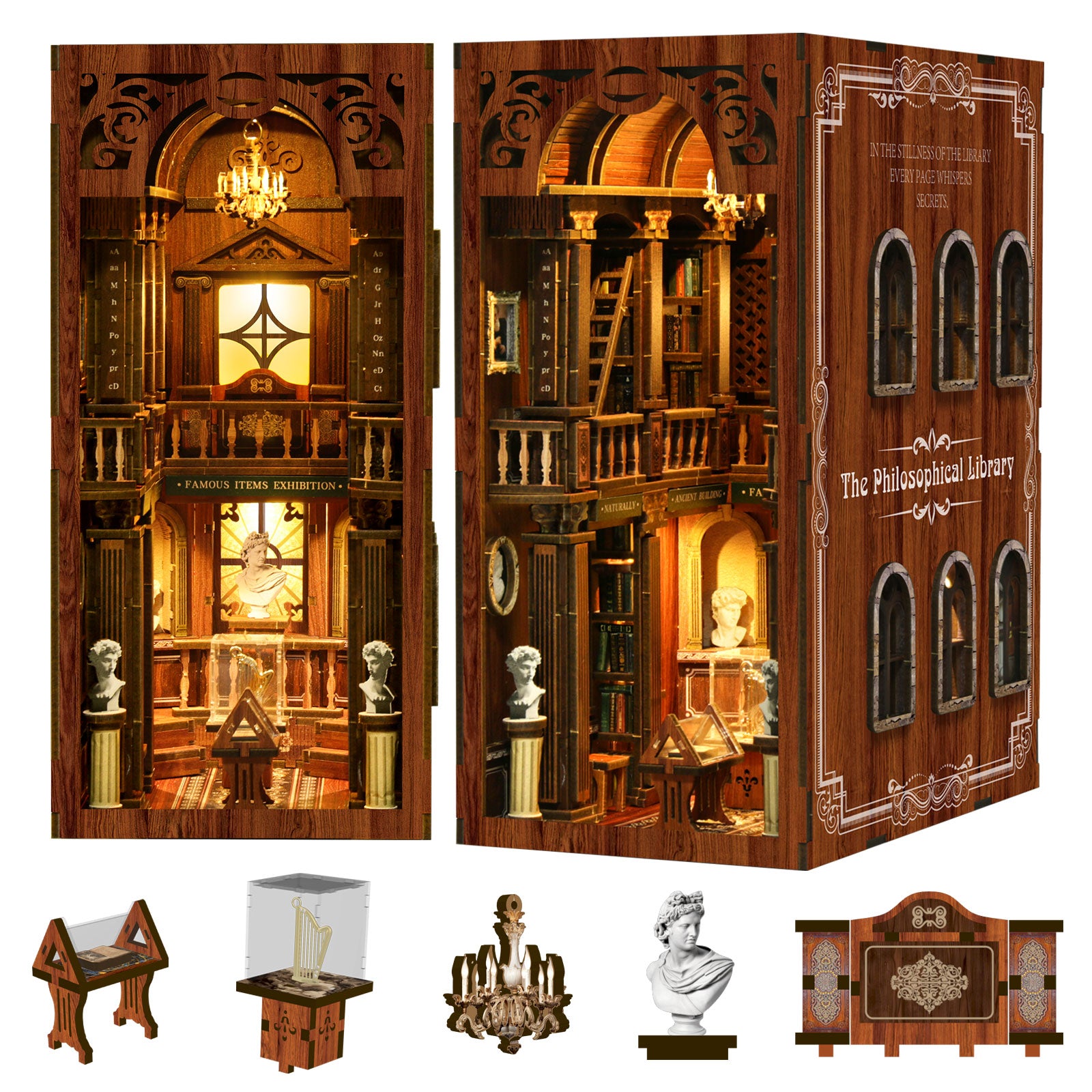 Book Nook Kit|The Philosophica Library|minipata