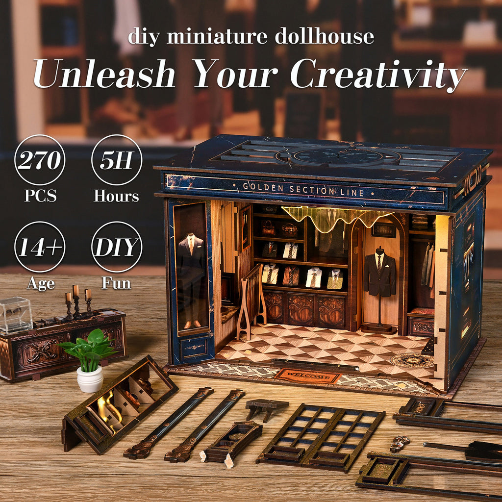 Book Nook Kit|Golden Section Line|minipata
