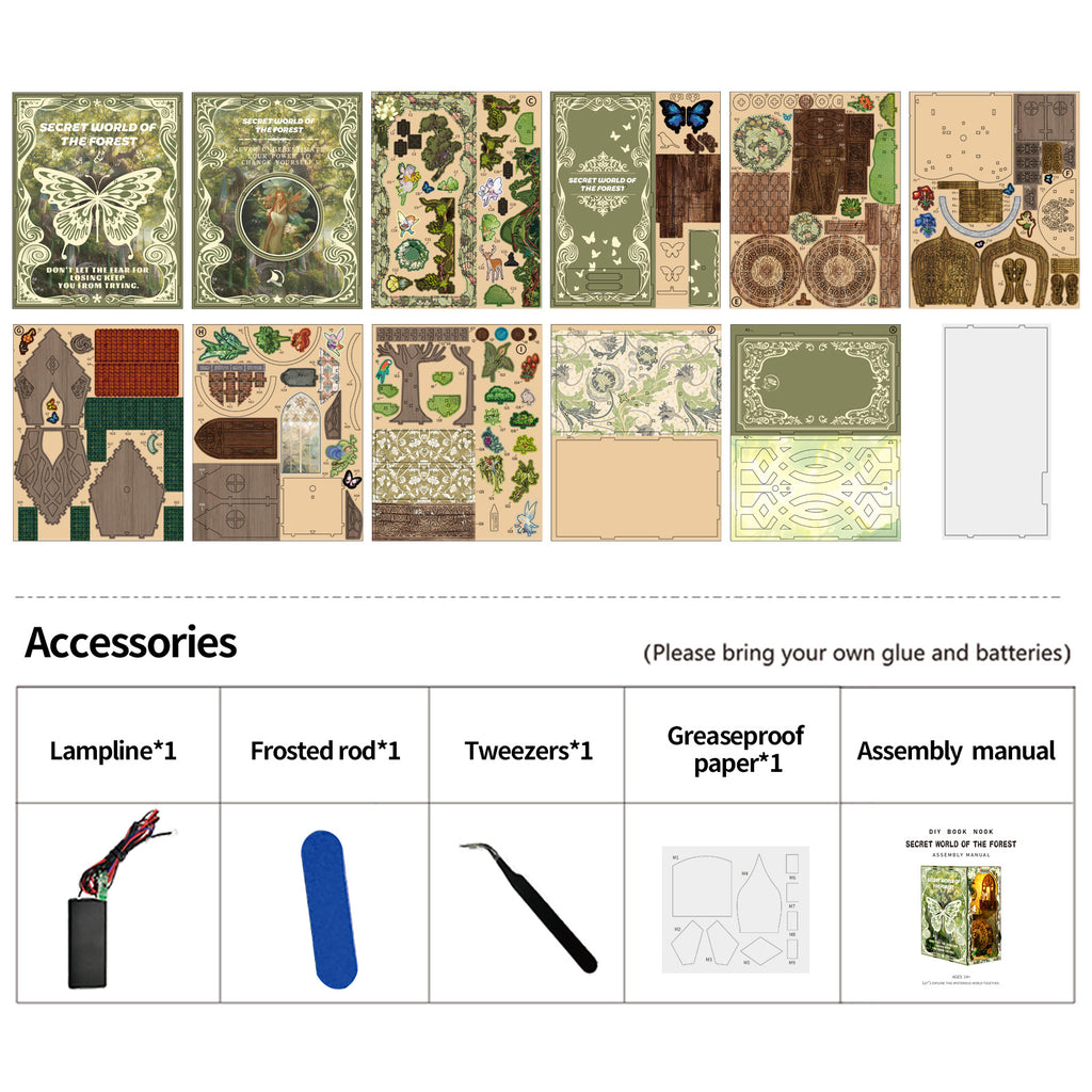 Book Nook Kit|Secretworld of theforest|minipata