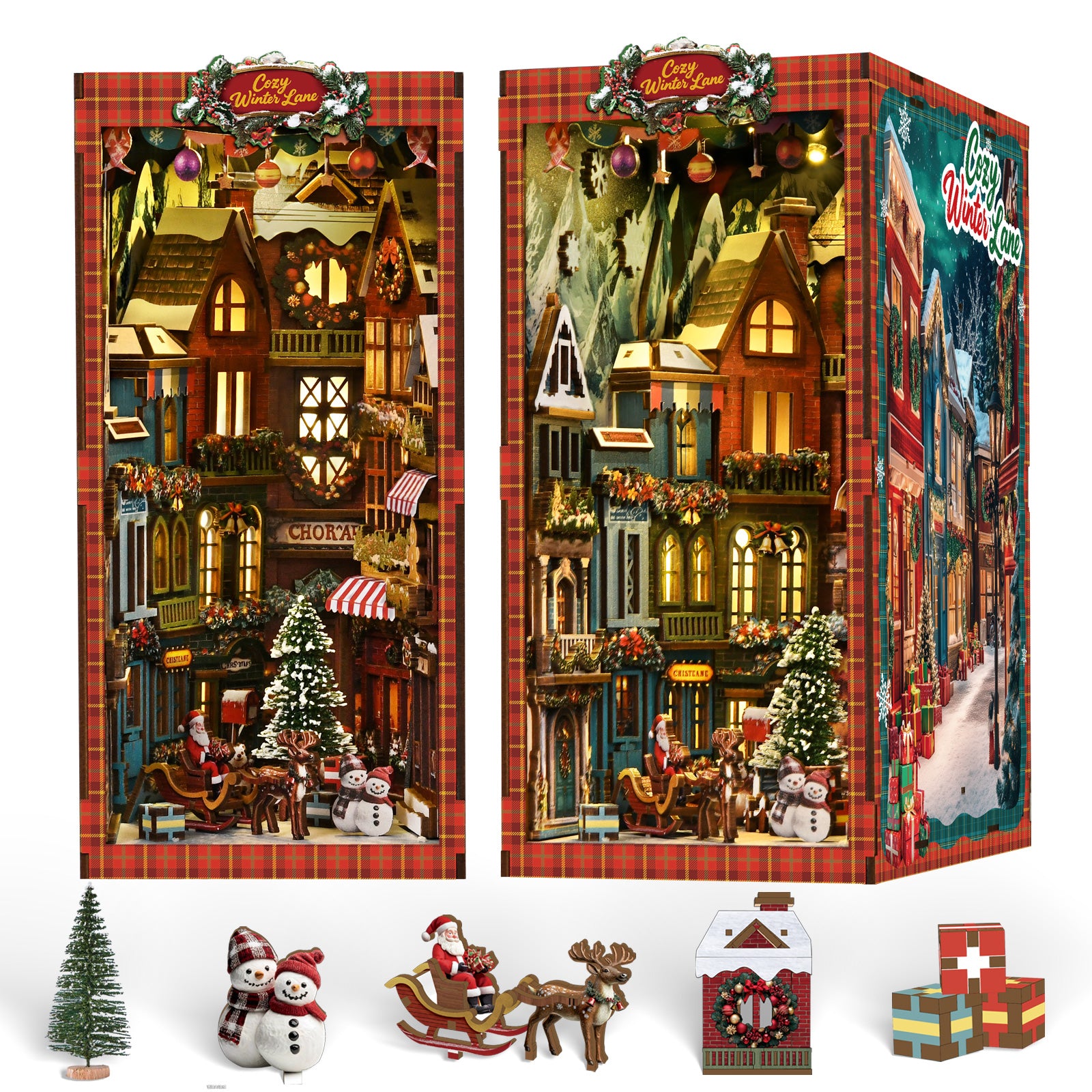 Book Nook Kit|Christmas Street Corner|minipata