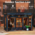 Book Nook Kit|Golden Section Line|minipata