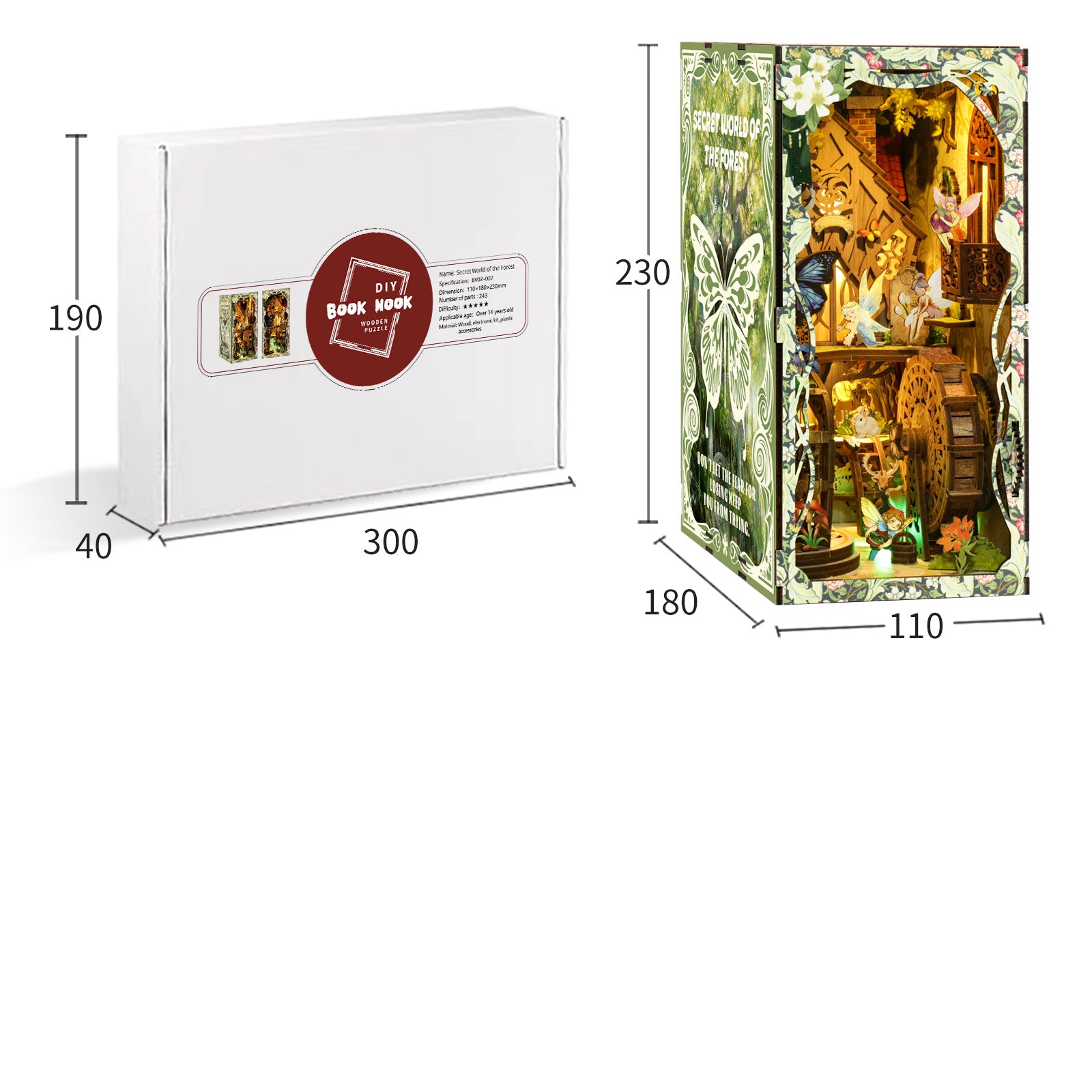 Book Nook Kit|Secretworld of theforest|minipata