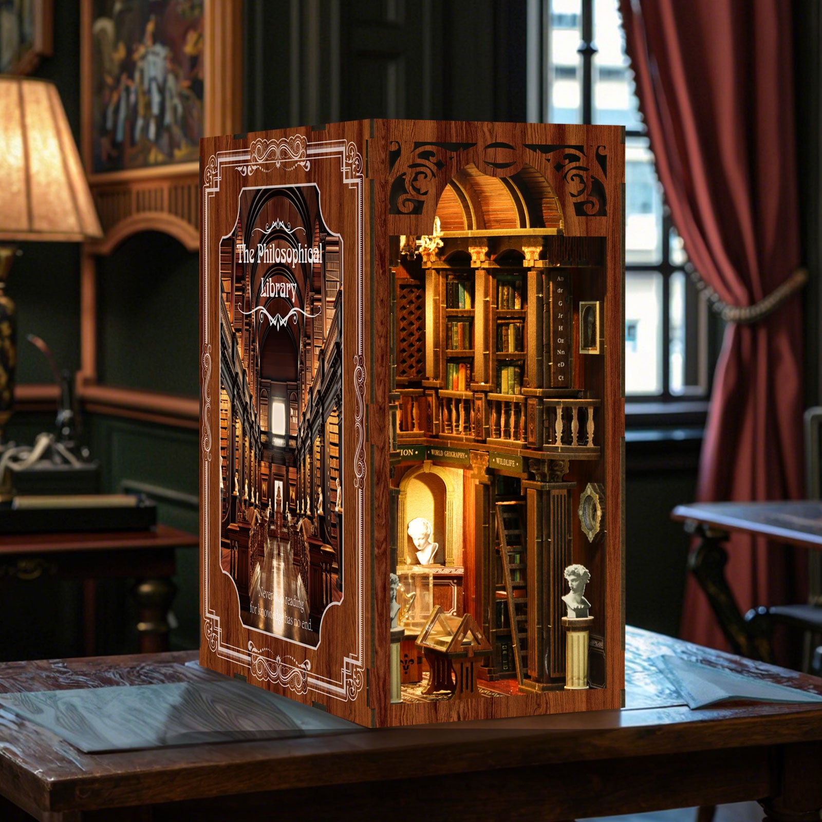 Book Nook Kit|The Philosophica Library|minipata