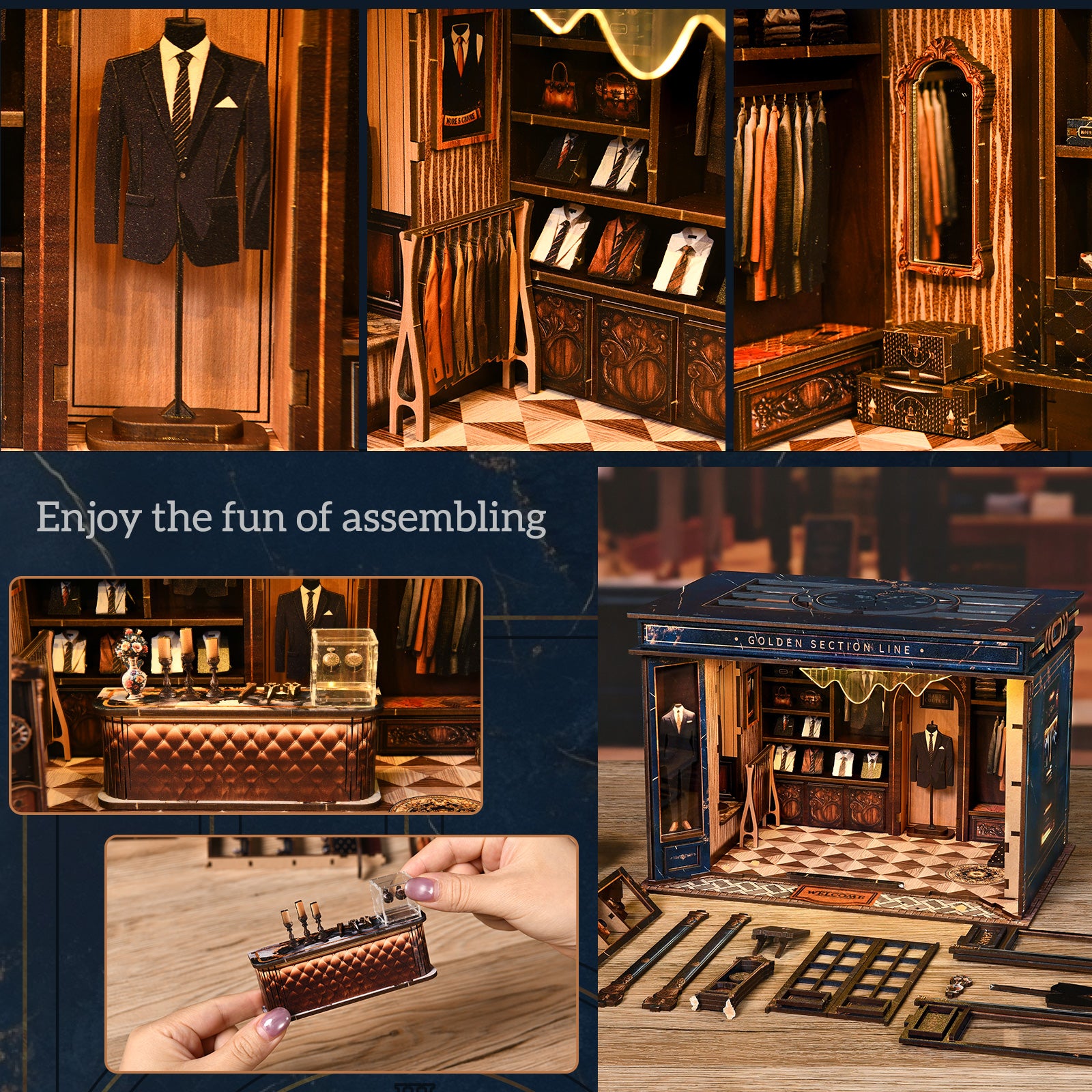 Book Nook Kit|Golden Section Line|minipata
