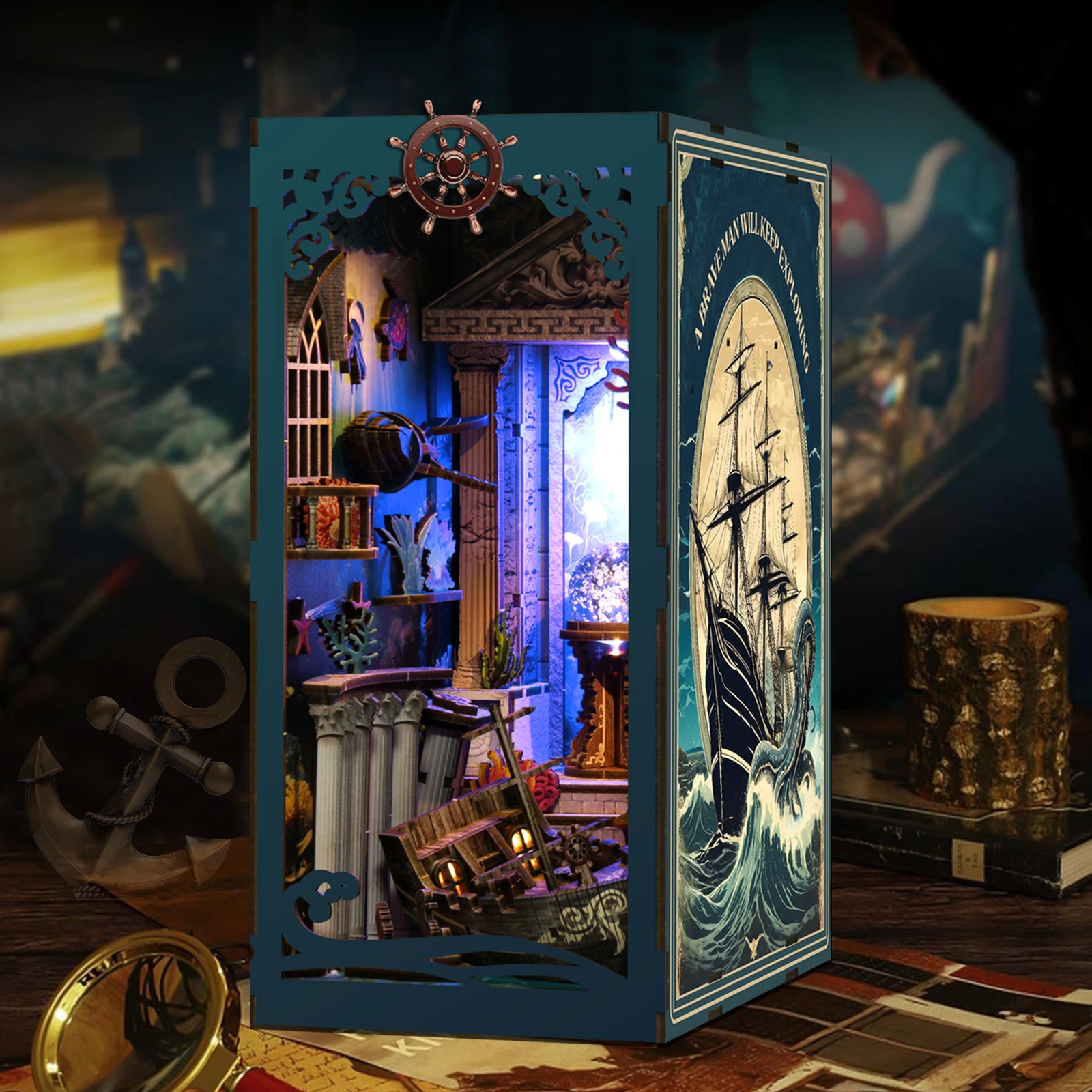 Book Nook Kit|Riddle on the seabed|minipata