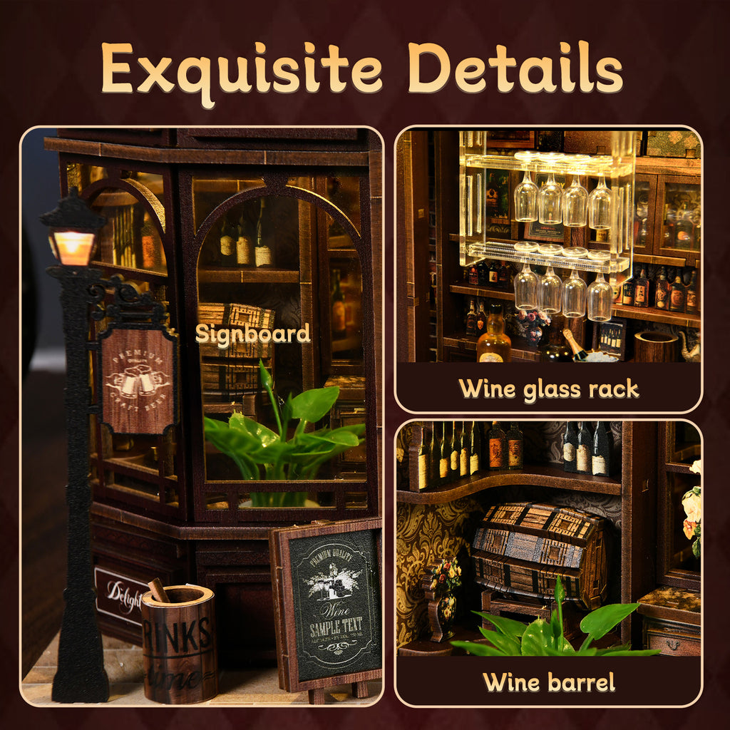 Book Nook Kit|Corner tavern|minipata