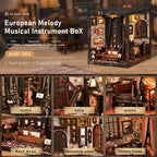 Ouyun Music Box Miniature House Kit