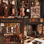 Ouyun Music Box Miniature House Kit