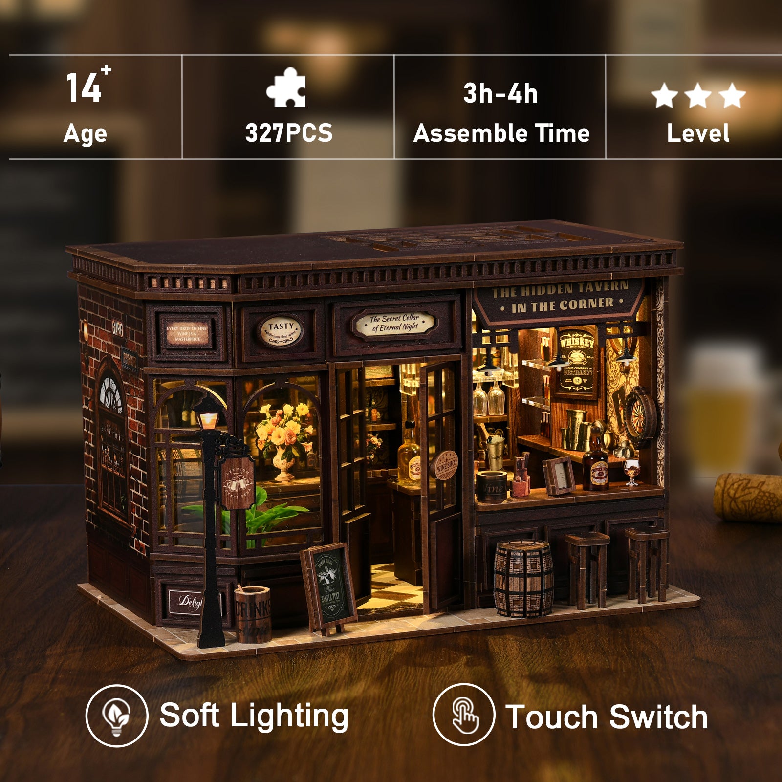 Book Nook Kit|Corner tavern|minipata