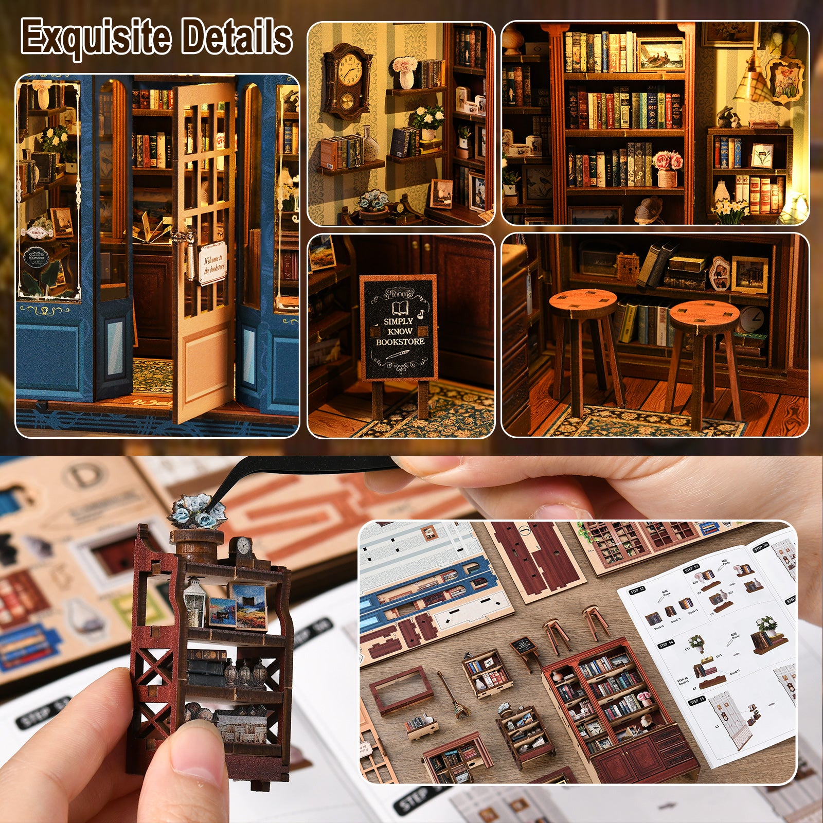 Book Nook Kit|Pergola reading room|minipata