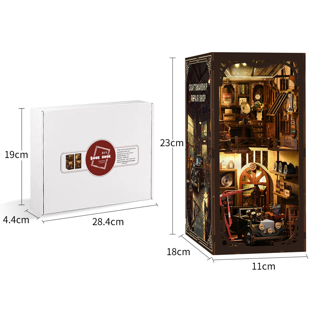 Book Nook Kit|Craftsmanship Repair Shop|minipata