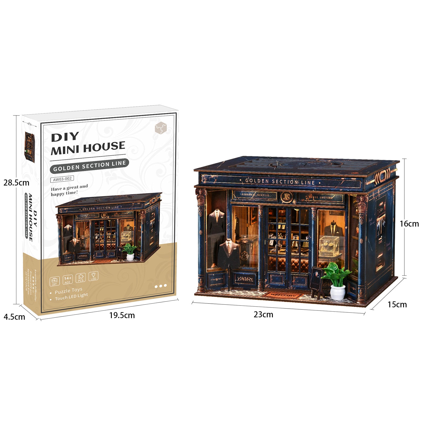Book Nook Kit|Golden Section Line|minipata