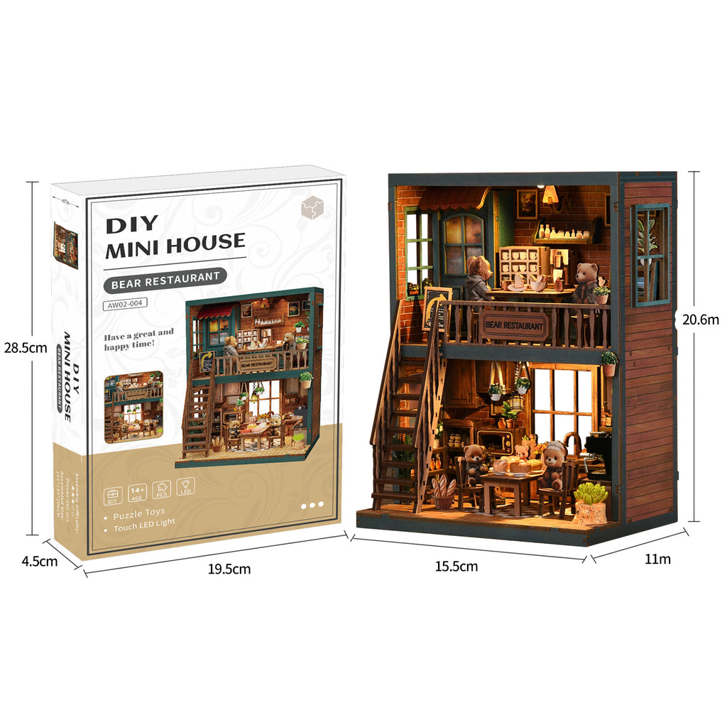 Book Nook Kit|Bear restaurant|minipata