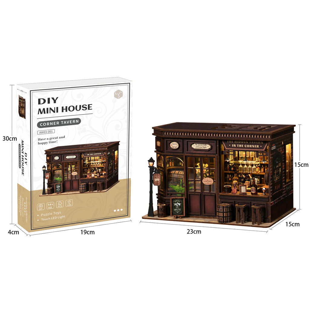 Book Nook Kit|Corner tavern|minipata