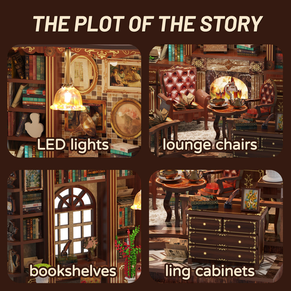 Book Nook Kit|Left bank study room|minipata