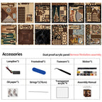 Ouyun Music Box Miniature House Kit