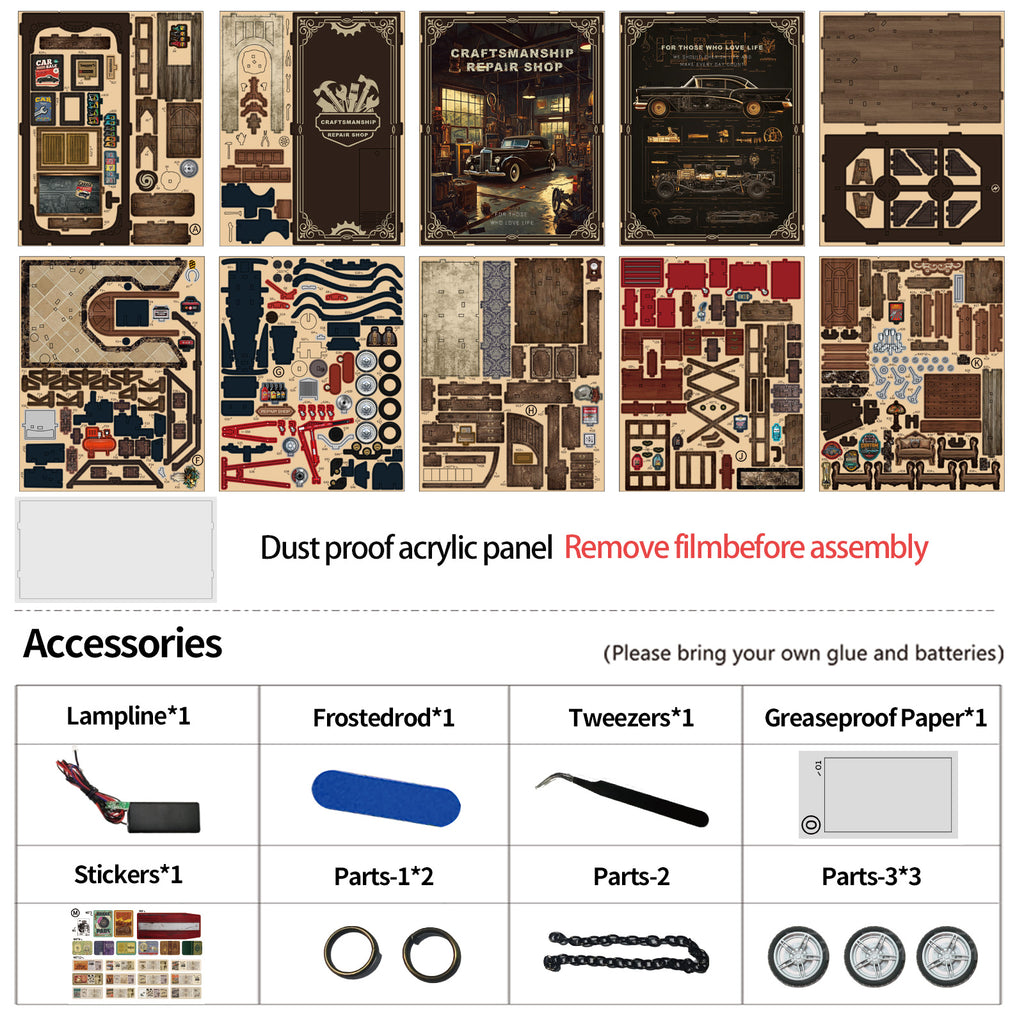 Book Nook Kit|Craftsmanship Repair Shop|minipata