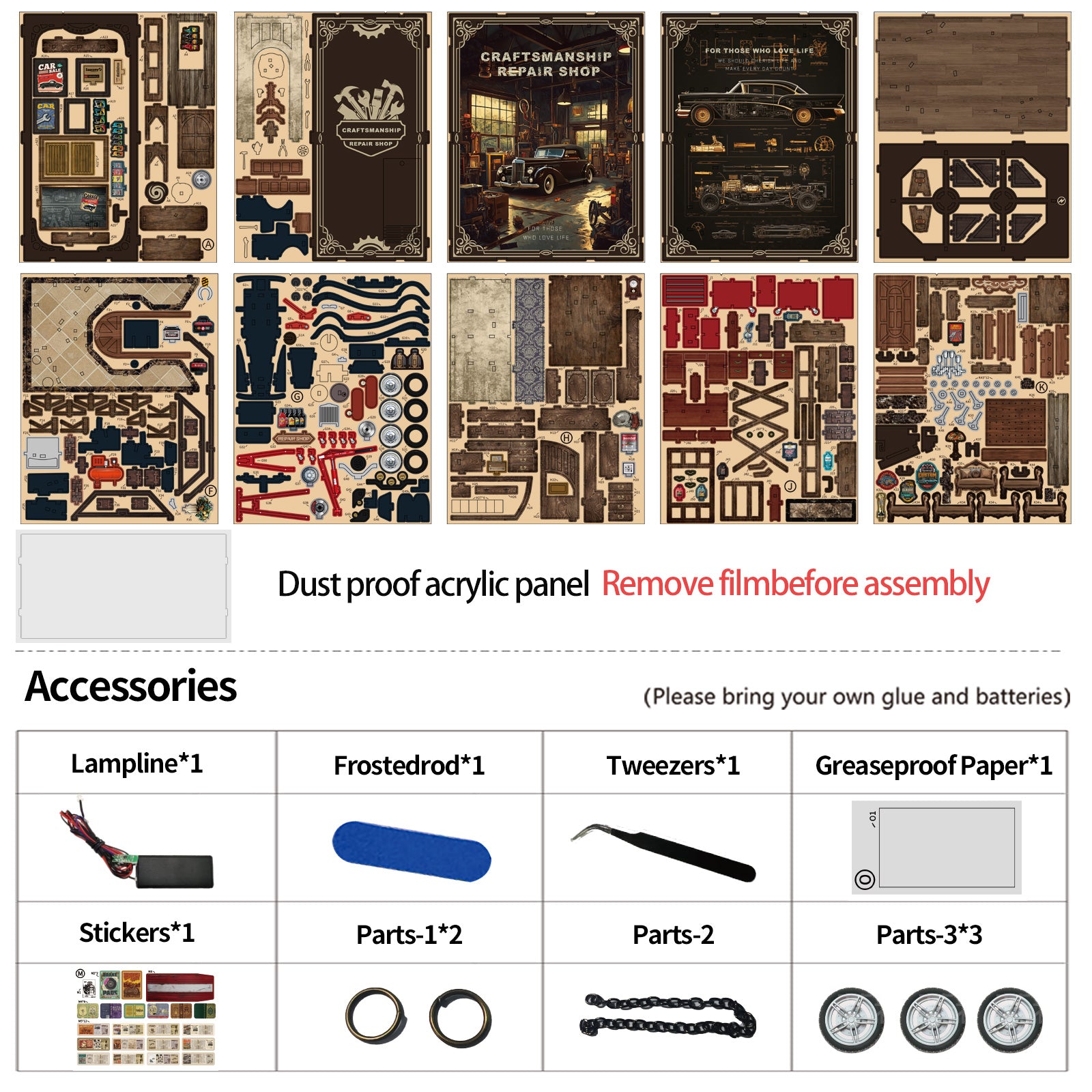 Book Nook Kit|Craftsmanship Repair Shop|minipata