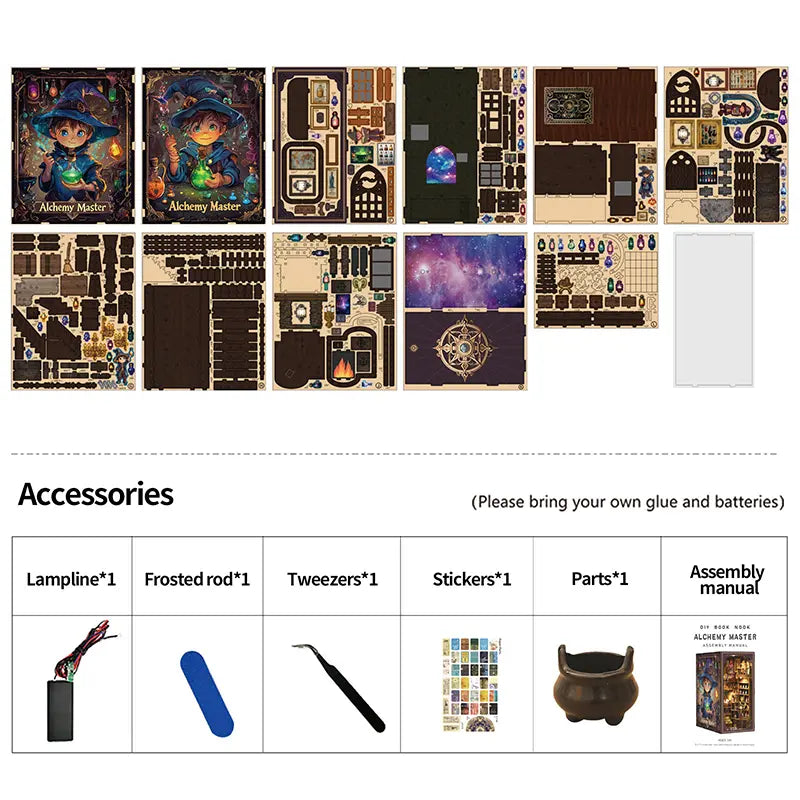 Alchemist Book Nook Kit
