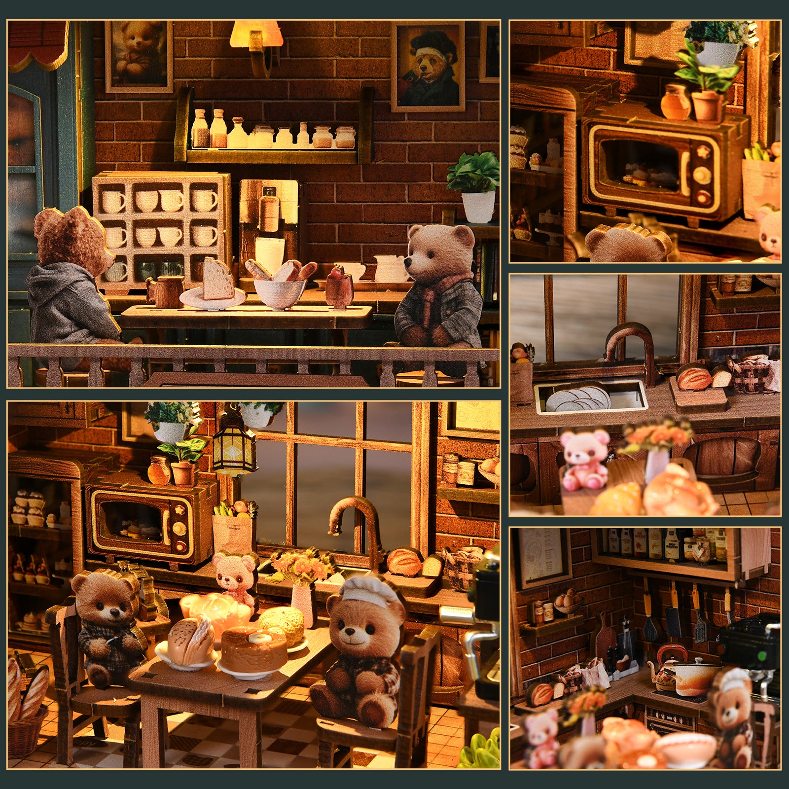 Book Nook Kit|Bear restaurant|minipata