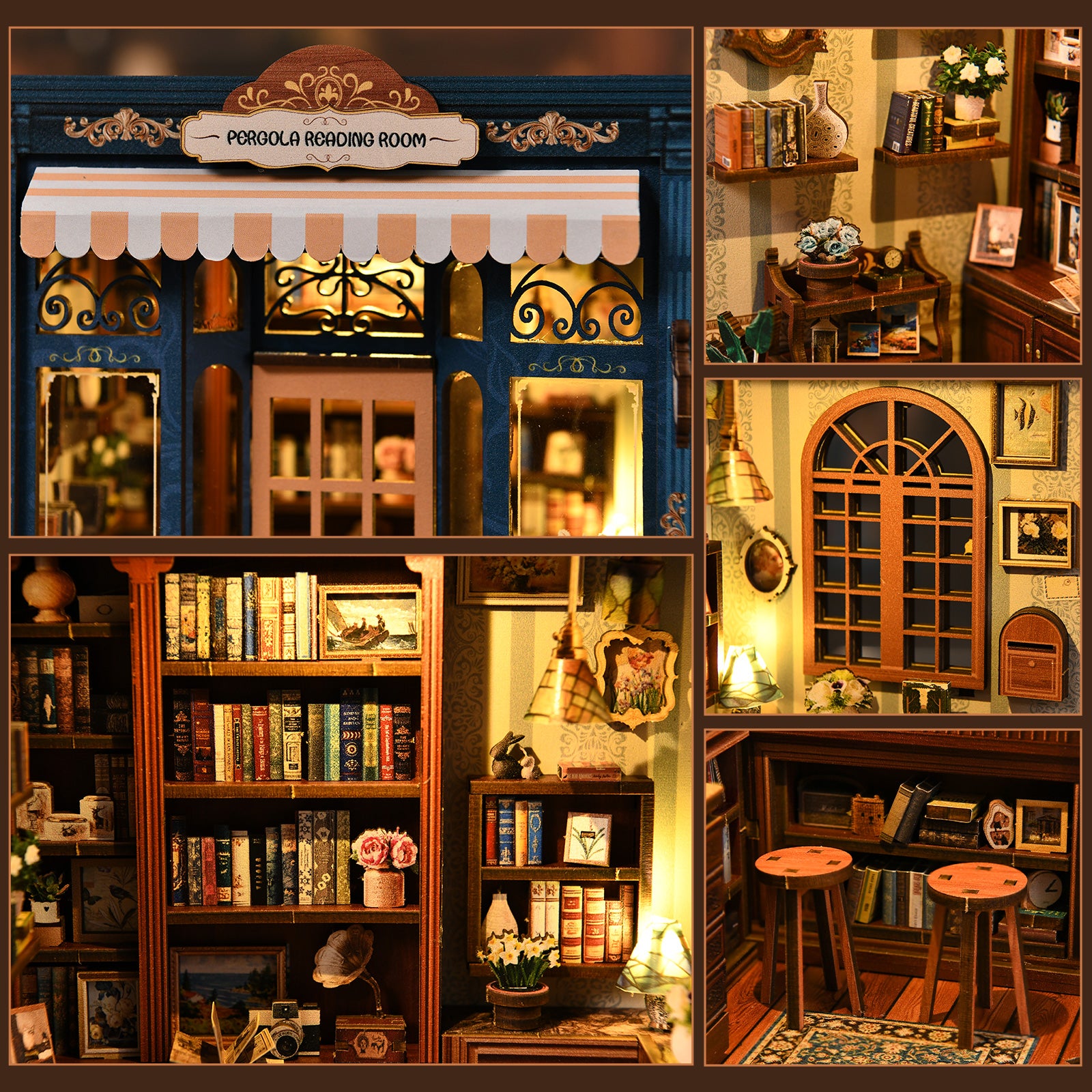 Book Nook Kit|Pergola reading room|minipata