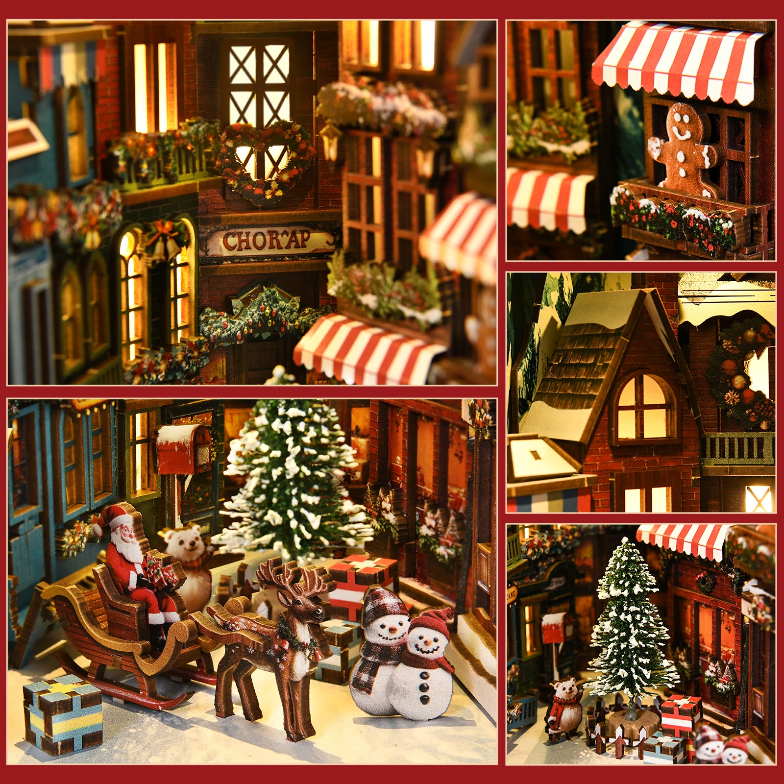 Book Nook Kit|Christmas Street Corner|minipata