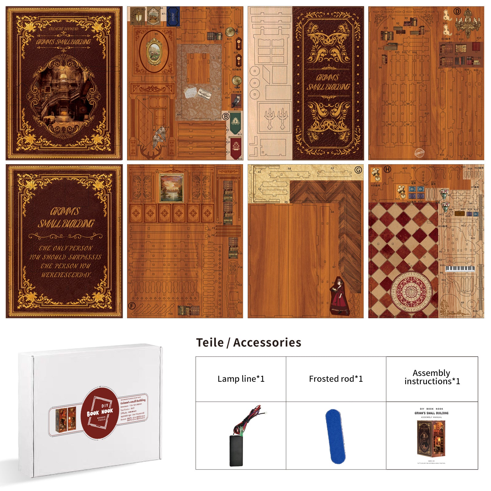 Book Nook Kit|GelinHouse|minipata